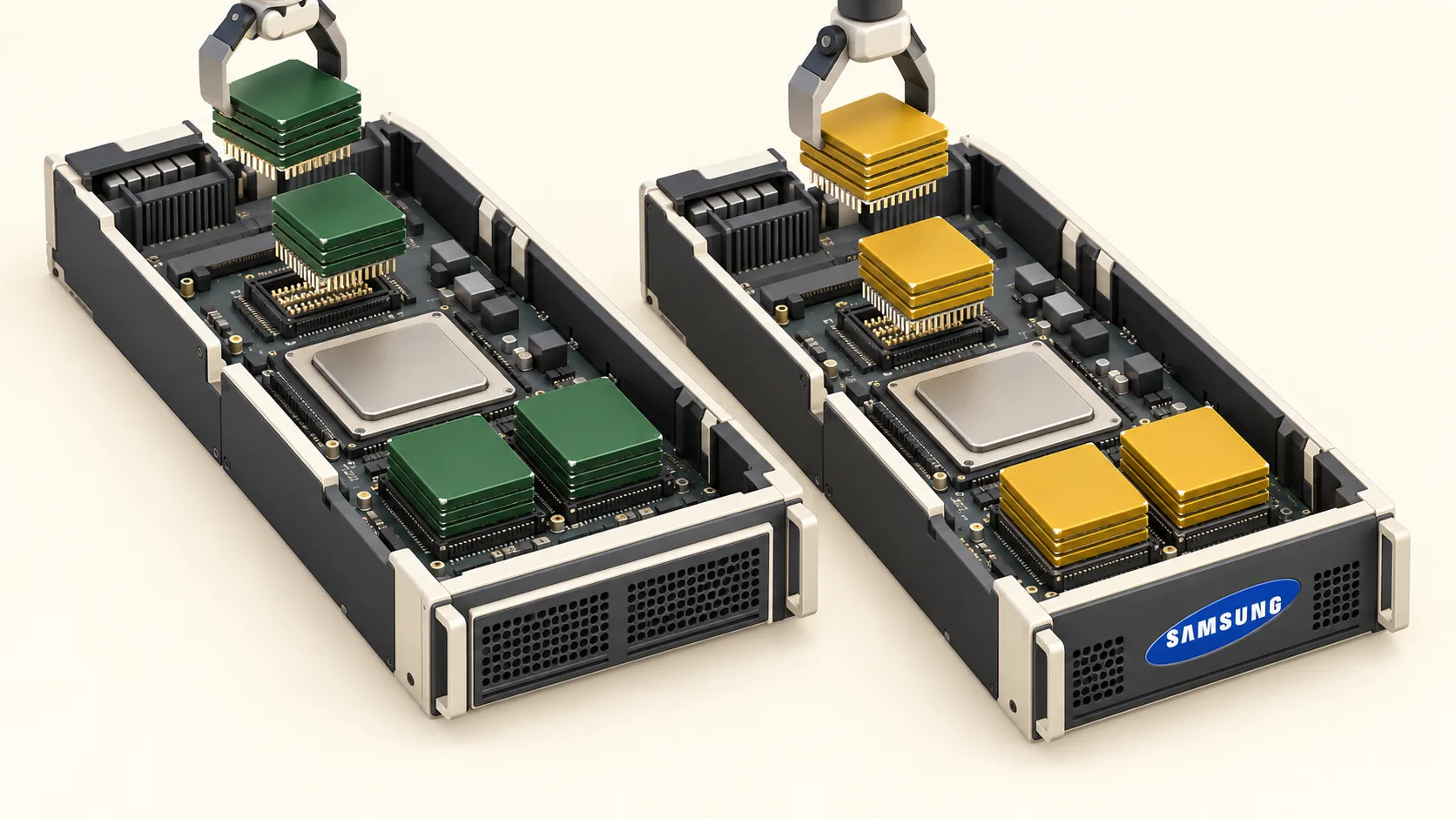South Korean Chip Giants Compete for US AI Market Dominance