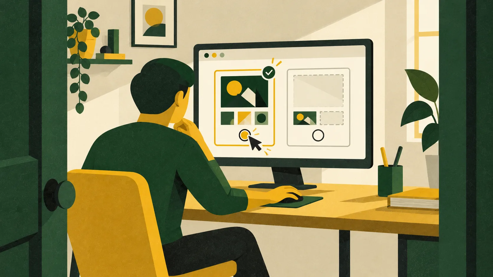 A user evaluates two AI-generated website projects and submits a preference, adding another response to a community evaluation service.