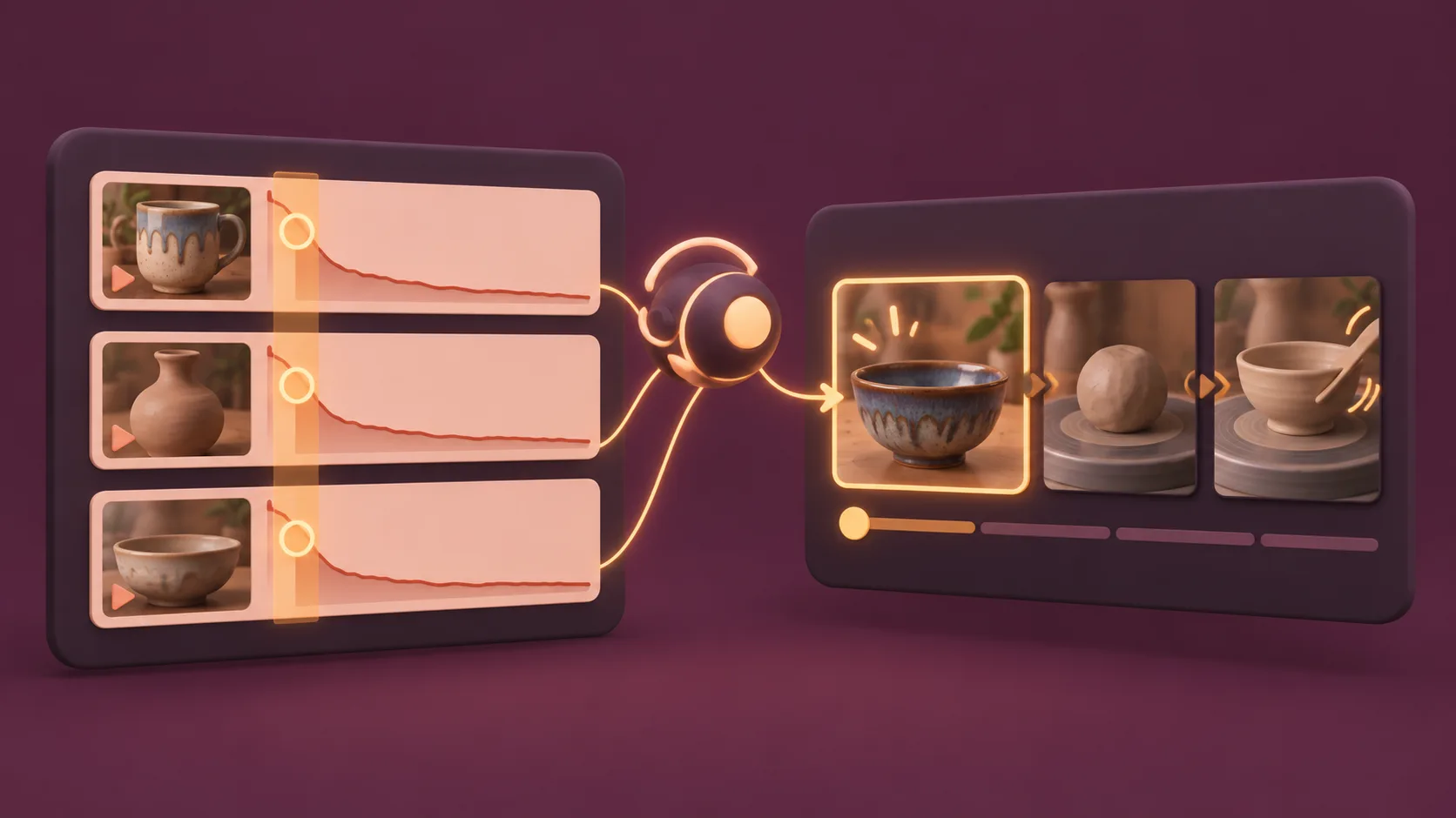 An analytics assistant detects recurring early viewer drop-offs across videos and suggests opening the next video with its finished result.