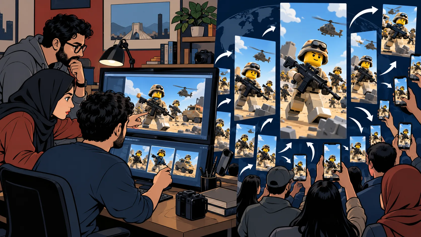 Iranian AI Lego Videos Go Viral
