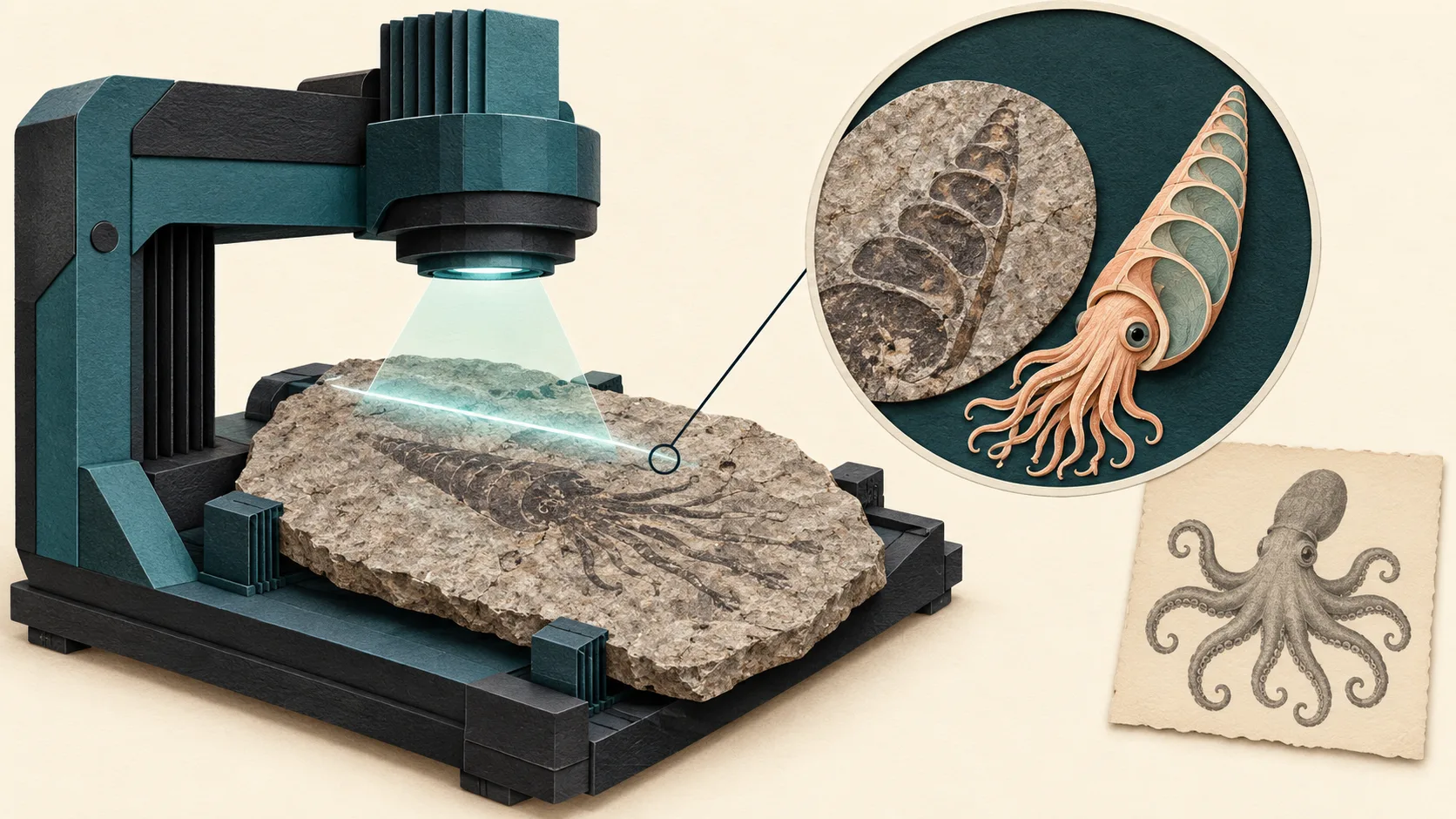 Octopus Imposter Unmasked: Fossil Find Fooled Scientists for Decades