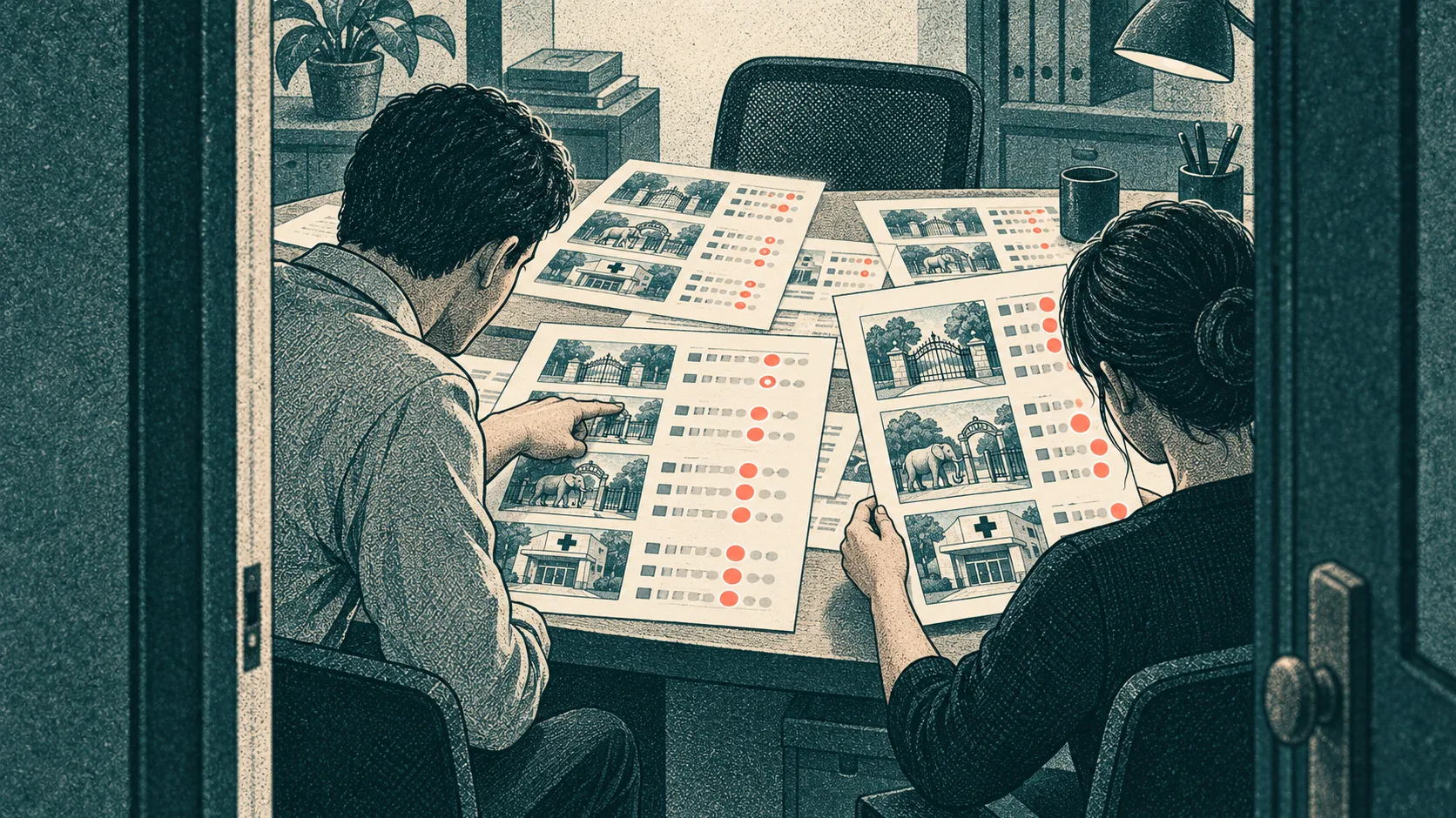 Researchers examine public web traffic records, identifying repeated requests for directions to park, zoo and hospital entrances.
